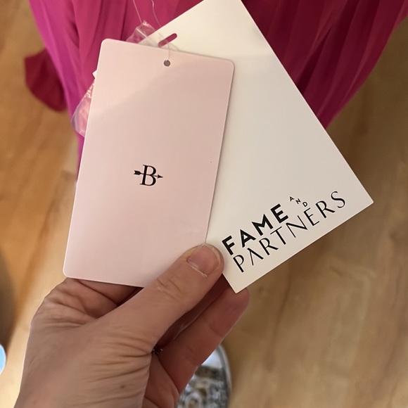 NWT BHDLN ANTHRO Pink Backless Party Dress - Picture 9 of 10